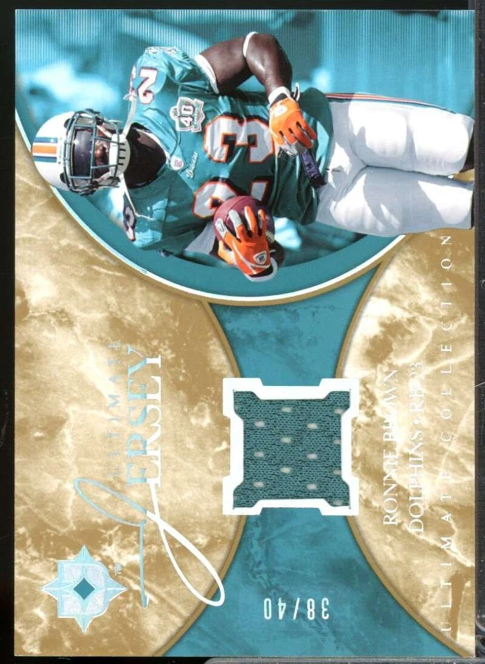 Ronnie Brown /40 Card 2006 Ultimate Collection Jerseys Spectrum #ULRB  - Image 1 of 2