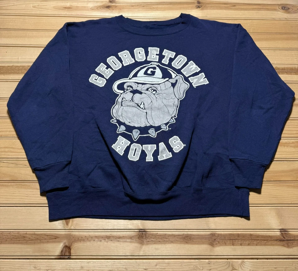 Sudadera de baloncesto vintage años 90 Georgetown University Hoyas Bulldog NCAA - XL Foto 1 de 4