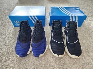 2x Paar adidas Crazy BYW, Herren 7, Real Purple B41931, schwarz-weiß CQ0991 - Bild 1 von 23