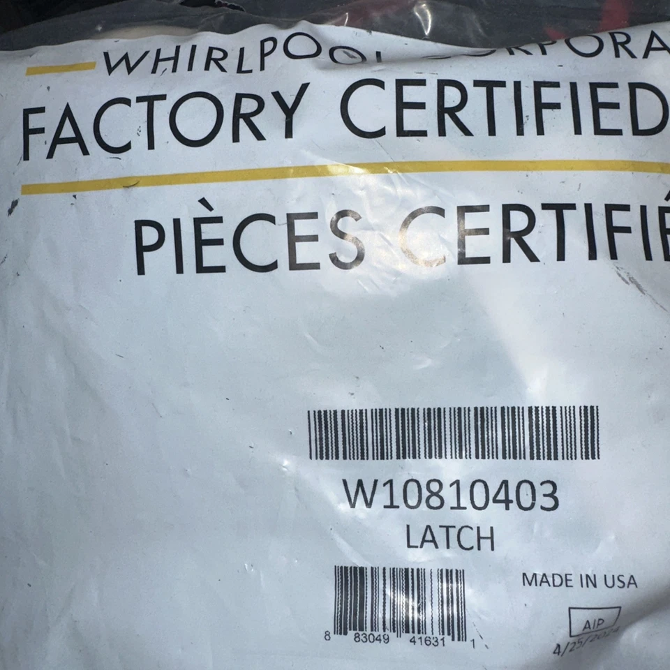  Whirlpool Washer Door Lock W10787836 W10787878 W10810403 Latch - Image 1 of 1