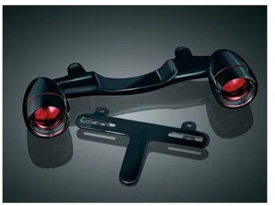 Barra de señal de giro trasera Kuryakyn Bullet Light - negro brillante motocicleta bicicleta de calle Foto 1 de 4