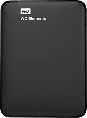 4TB USB 3.0 Western Digital Elements WDBUZG0040BBK-NESN External Hard Drive - Image 1 of 2