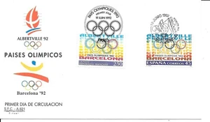 France 1992 FDC Olympic Games Common Issue France-Spain YT 2760 - Picture 1 of 1