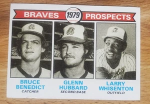 1979 Topps #715 1979 Prospects Benedict Hubbard Whisenton RC Atlanta Braves - Picture 1 of 2