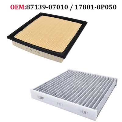 Juego combinado de filtro de aire de motor y cabina para Toyota Highlander 2014-2019 87139-07010 Foto 1 de 4