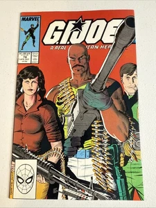G.I. Joe A Real American Hero #78 Marvel 1988 Snake Eyes Cobra 8,0 - Imagen 1 de 10