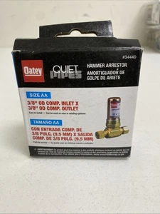 Oatey  Pipes Hammer Arrestor 3/8 in OD Compression Tee size AA Model 34440 (WYZ - Picture 1 of 7
