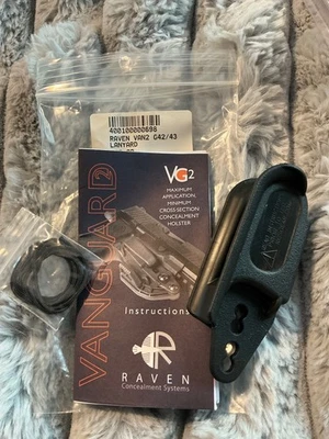 Raven Concealment Vanguard 2 IWB tuckable trigger guard Holster Glock 42 43 Kit
