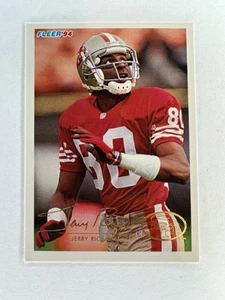 1994 Fleer Jerry Rice #420 Gold Signature San Francisco 49ers - Picture 1 of 2