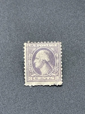 US Stamp Scott #501, 3c, Washington, Light Violet, Type I, LH - Image 1 of 4