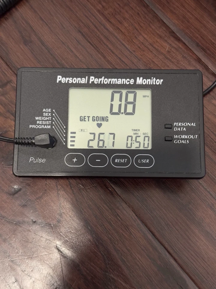 Nordic Track Ski Machine Monitor Heart Rate Speedometer Timer Computer Tested - Image 1 of 4