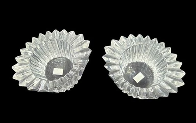 Set of  2  Tea Light Candle Holders Glass.Studio Nova Japan - Image 1 of 4