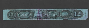 U.S. 1901 REVENUE TAX PAID STAMP FOR 12 CIGARS, SPRINGER CATALOG # TC163Cb - Picture 1 of 1