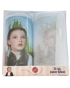 Wizard Of Oz 12 Oz Juice Glasses Set Of 2 New In Box By Warner Brothers - Imagen 1 de 6