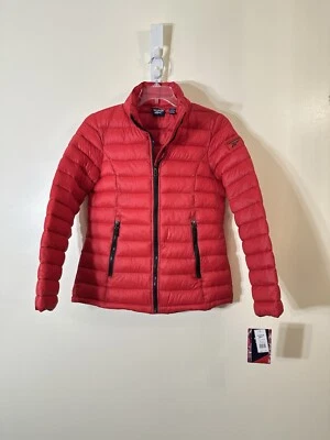 Reebok Chaqueta Mujer Acolchada Cremallera Completa Rojo Cire Nueva Con Etiquetas Talla M $165.00 Foto 1 de 4