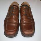 Bostonian Mens Brown Leather Oxford Dress Shoes Made In Italy Size 9