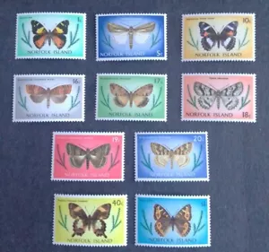 SELLOS NORFOLK ISLAND MH 1976 MARIPOSAS CORTA - Imagen 1 de 1