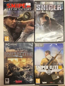 Lotto Sniper Elite 1 + 3 + Art of Victory + Path of vengeance DVD Steam Key PC - Imagen 1 de 2