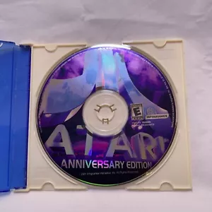 Atari Anniversary PC Game CD-ROM asteroids/pong/tempest Disc Only w/Plastic Case - Picture 1 of 3