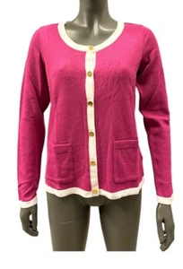 Damen Jacke Weste Strickjacke Strick Strickweste BODYFLIRT pink NEU Größe XS S - Picture 1 of 2