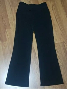 Womens 3 Black Dress Pants Slacks S flattering fit  - Picture 1 of 7