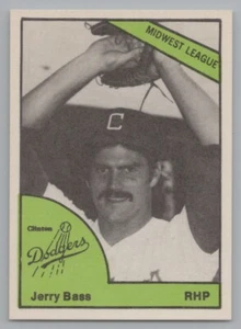 Jerry Bass 1978 TCMA Clinton Dodgers  - Imagen 1 de 2