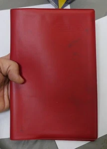 Authentic 1955-61 Porsche 356A and Early 356B Red Vinyl Owner's Manual Cover - Bild 1 von 9