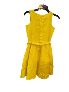 Crazy 8 Yellow Sleeveless A Line Dress Size 12 - Picture 1 of 6