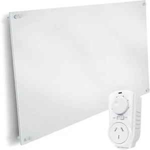 Wall Mount Smart Space Heater Panel with Plugin Thermostat 600W Convection Heate - Picture 1 of 5