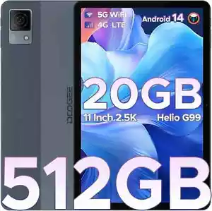 DOOGEE T40 Tablet 11 Inch 2.5K, 20GB RAM + 512GB ROM (2TB TF) Tablet, Android 14 - Picture 1 of 8
