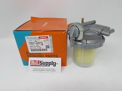 NUEVO CONJUNTO FILTRO COMBUSTIBLE ORIGINAL KUBOTA 15521-43015 1A001-43010, 19271-43010 Foto 1 de 4