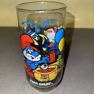 Vintage Collectors Glasses (Combine Shipping) Smurf Smurfs - Picture 1 of 4