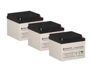 12 Volt 26 Amp NB Terminal SLA Batteries - Set of 3 - Picture 1 of 7