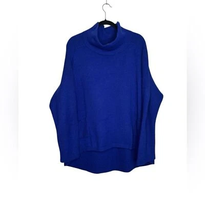 Suéter Ulla Popkin Tejido Azul Alto Bajo Talla 20/22 Foto 1 de 4