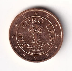 1 Cent Münze Österreich - 2002 - "Enzian" - Picture 1 of 2