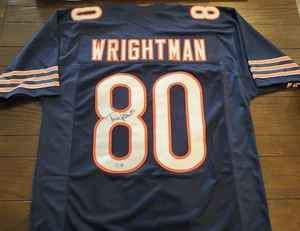 Tim Wrightman 1985 Chicago Bears signed jersey Super Bowl XX Auto BAS XL - Picture 1 of 4