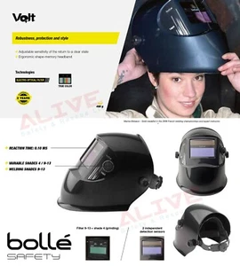 Bolle VOLT Welding Helmet Welders Arc MIG / MAG TIG and Grinding Solar Functions - Picture 1 of 10