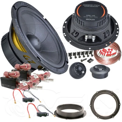 GROUND ZERO LAUTSPRECHER für VW PASSAT B8 3G ab 2015 Front Vorn Tür 150W #AKU1 - Bild 1 von 4