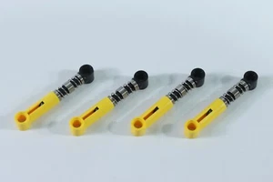 LEGO® Yellow Technic Shock Absorber 6.5L Hard Spring (4 Pieces) ID 76537 - Picture 1 of 6