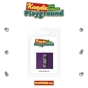 KANDIS PLAYGROUND 1st Album PLATFORM Ver/Mini CD+Ball Chain+CD Object+Photo Card - Photo 1/6