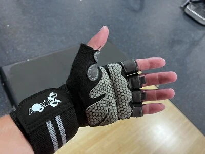 Workout gloves with wrist support - Imagem 1 de 4