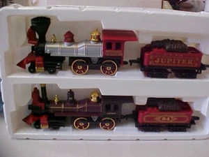 HO Scale 4-4-0 Central Pacific Jupiter & #84 Locomotive and Tender non powered - Picture 1 of 5