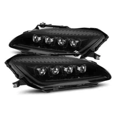 For 1999-2009 Honda S2000 Alpha Black Nova LED Projector Headlights Headlamps - Image 1 of 4
