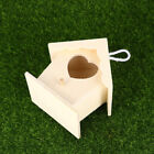 Unfinished Wooden Birdhouse Hanging Garden Decor Rustic Outdoor Home Decor