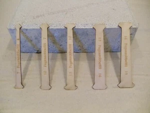 Fugenrobbe9H1,5 Spezialholz 5-teilig Silikonspachtel Dreiecksfuge Silikonglätter - Bild 1 von 5