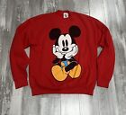Red Vintage Mickey Mouse Sweatshirt Size Xl