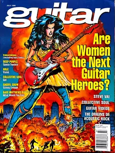 Guitar For The Practicing Musician Magazine July 1995 Women Heroes Steve Vai NEW - Picture 1 of 1