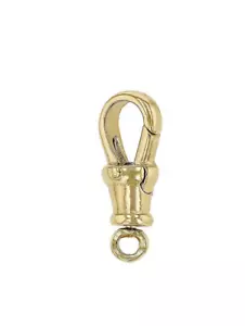 Reloj Bolsillo 14.5mm Oro Amarillo Sólido 18k Giratorio Cierre Sin Gatillo Cerrado Salto EE. UU. - Imagen 1 de 2