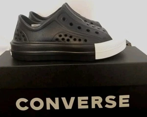 Converse Chuck Taylor All Star Play Lite CX Kids Unisex Youth Black White New - Picture 1 of 8