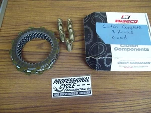 Kawasaki 06-13 KX250F Slightly Used OEM Clutch Kit All Plates & Wiseco Springs - Picture 1 of 8
